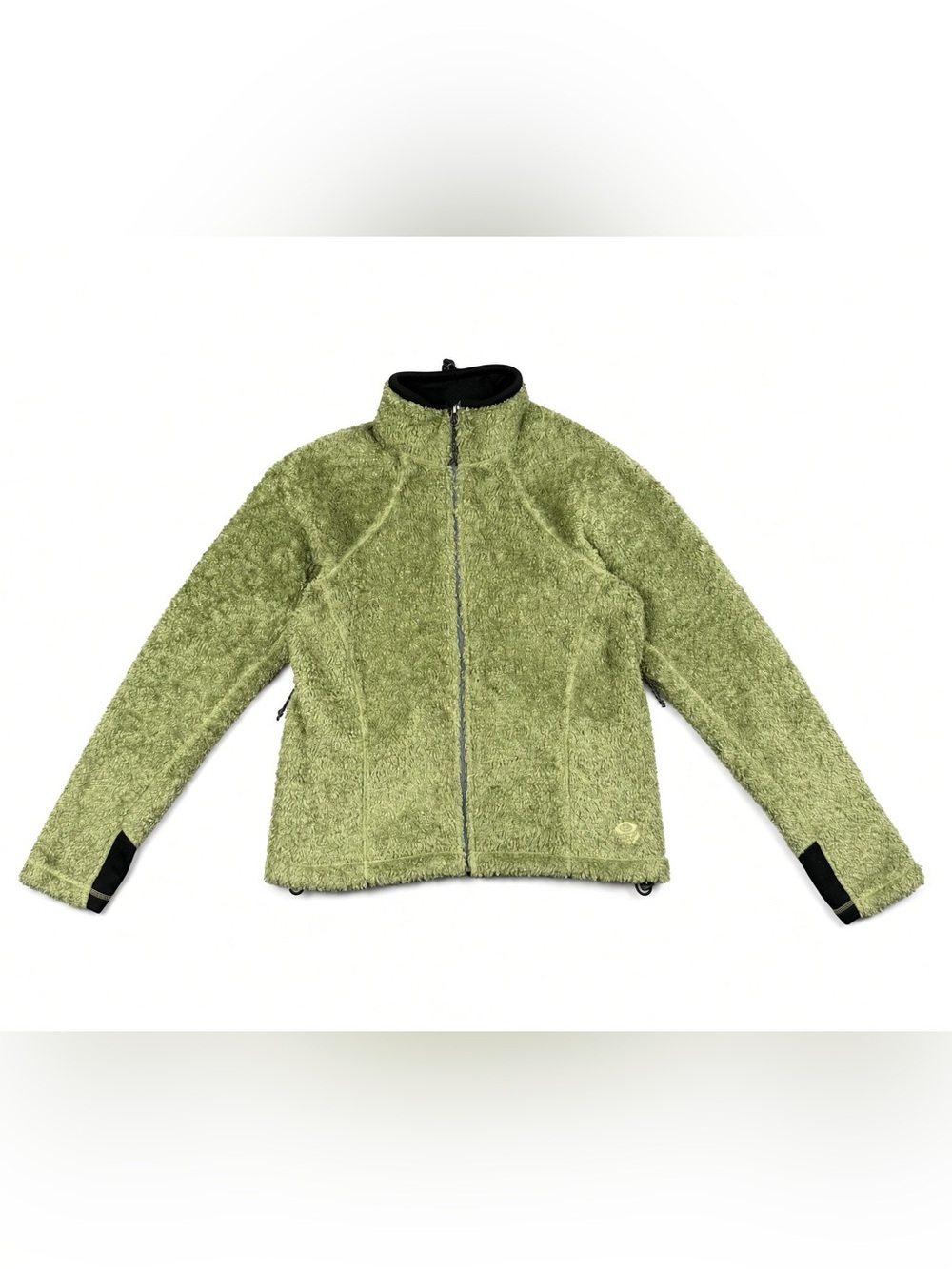 Mountain Hardwear Monkey Woman Fleece Jacket M Lime Green Full Zip